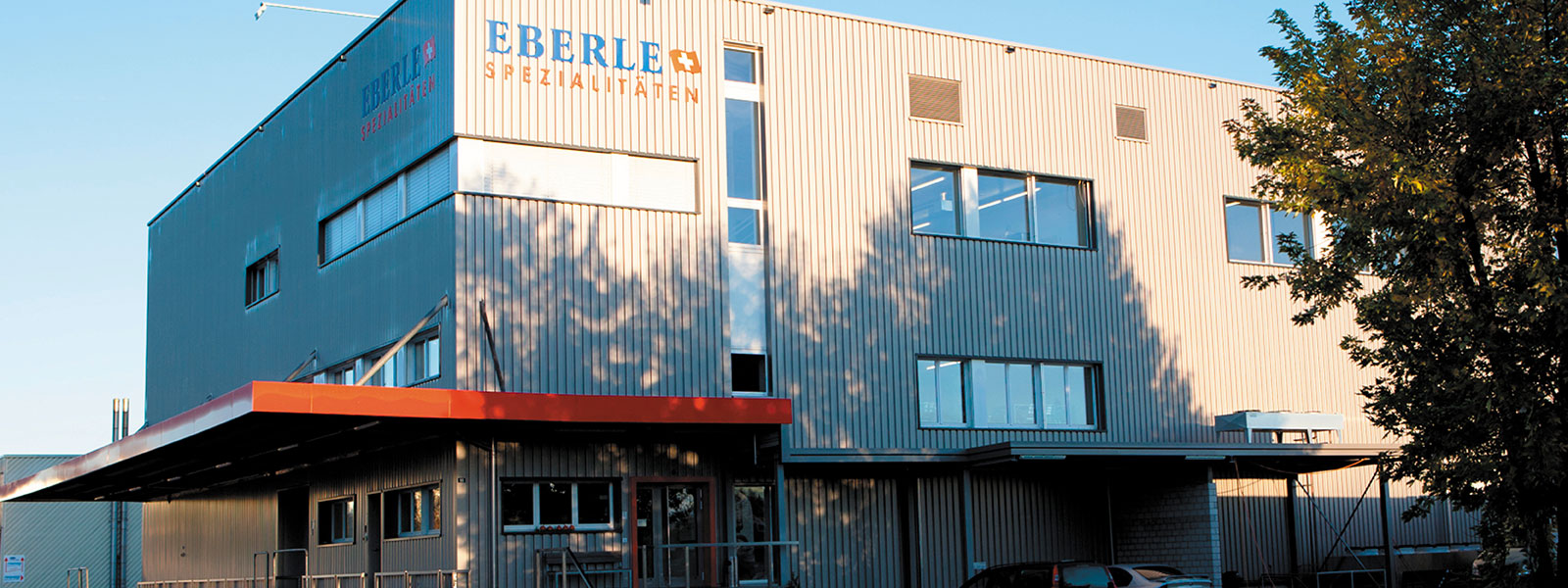 Das Gebäude der Firma Eberle von aussen